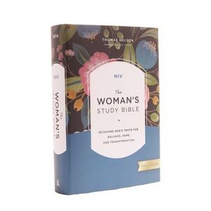 NIV The Woman's Study Bible (Blue Floral) -